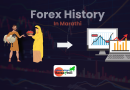 a black background images showing vector of old cilivilization exchangeing things as current and other side nowadays computer is doing all things the image is showing the history of forex trading in marathi