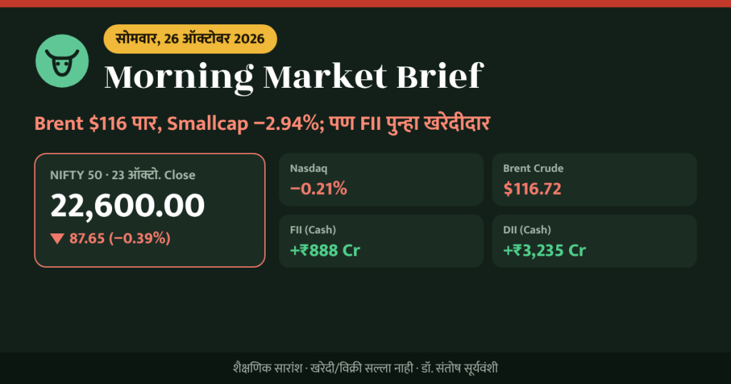 morning market brief 26 october 2026 1